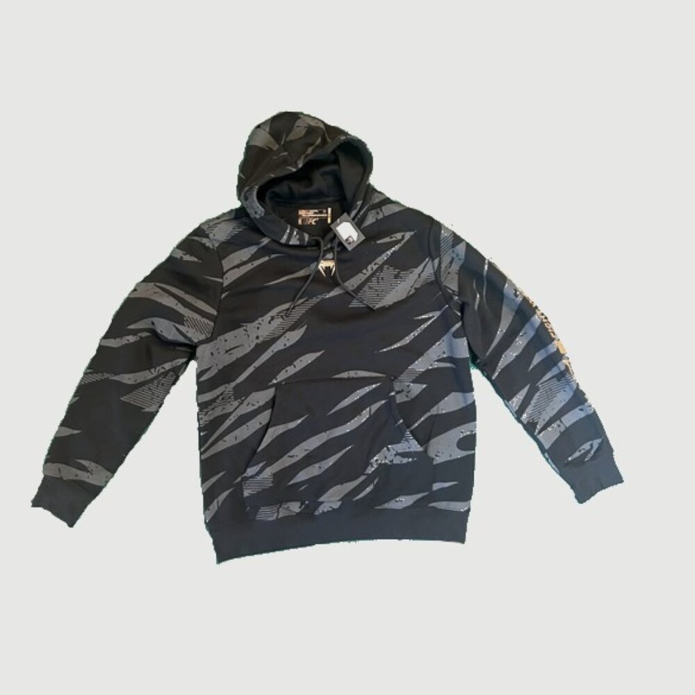 Venum UFC Fight Week Hoodie – Black/Gold – Size XL